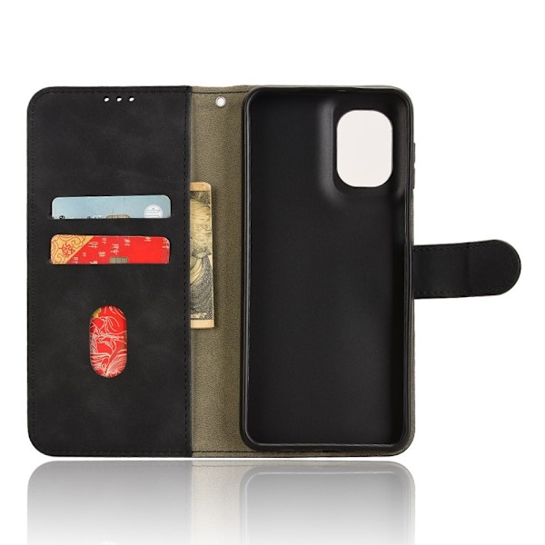 Motorola Moto G55 5G Fodral Läder Svart