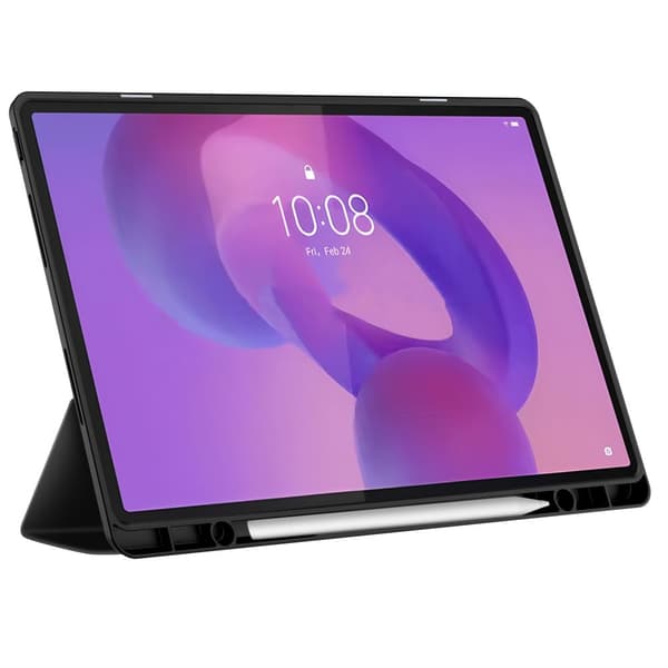 Tech-Protect Lenovo Idea Tab Plus Fodral SC Pennhållare Svart