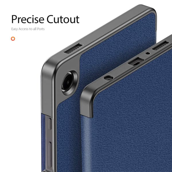 DUX DUCIS Galaxy Tab A11 / A9 Fodral DOMO Tri-Fold Blå