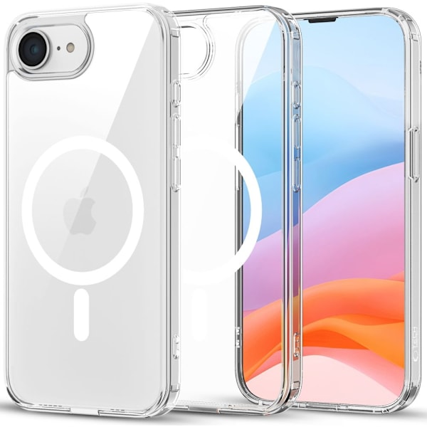 Tech-Protect iPhone 16e Skal MagSafe FlexAir Hybrid Transparent