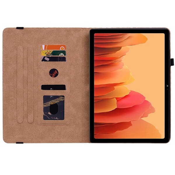 Samsung Galaxy Tab A7 10.4 Fodral Vävd Textur Svart
