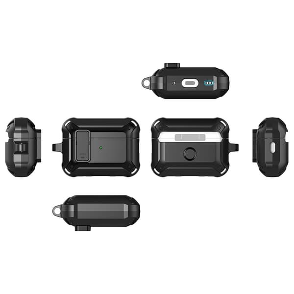 AirPods Pro 3 Skal Shockproof Hybrid Armor Vit