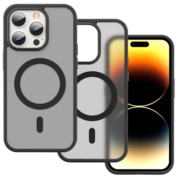 ColorPop iPhone 14 Pro Max Skal CH MagSafe Matt Svart