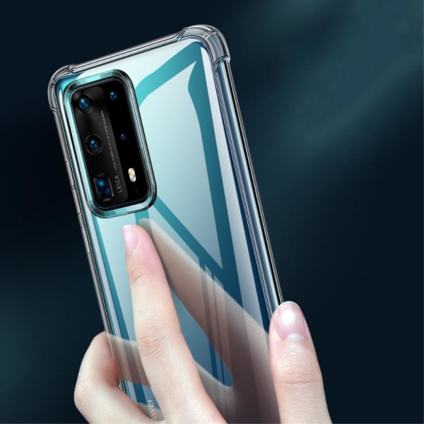 Huawei P40 - Stöttåligt TPU Skal - Transparent