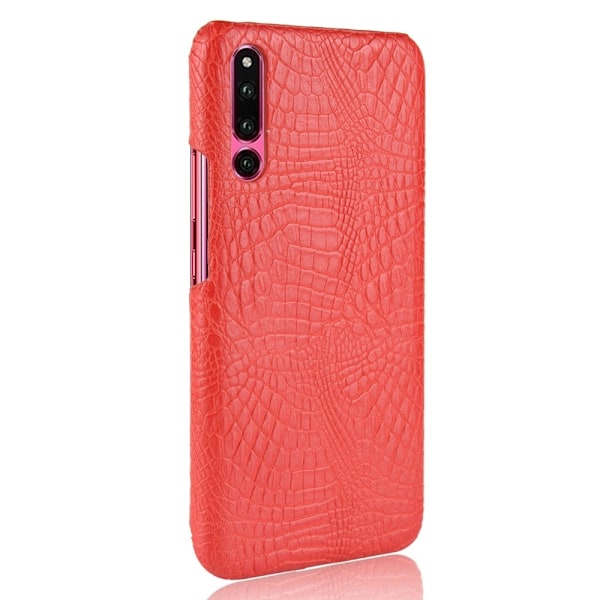 Huawei P30 - Krokodil Mönster Skal - Röd Red Röd