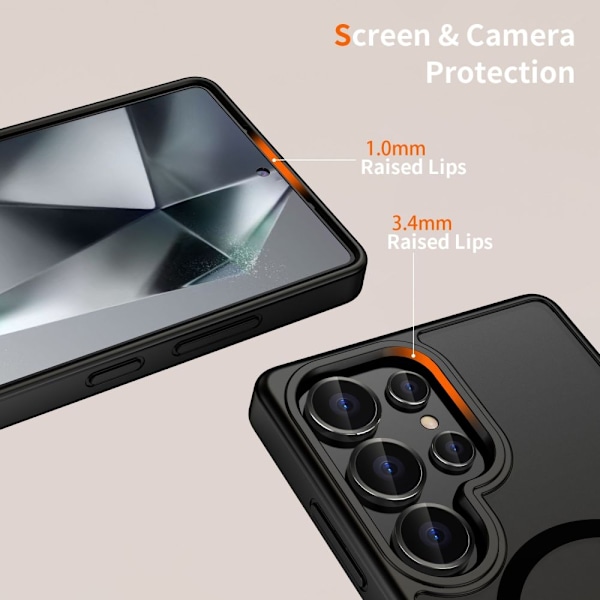 Tech-Protect Galaxy S25 Ultra Skal MagSafe MagMat Matt Svart
