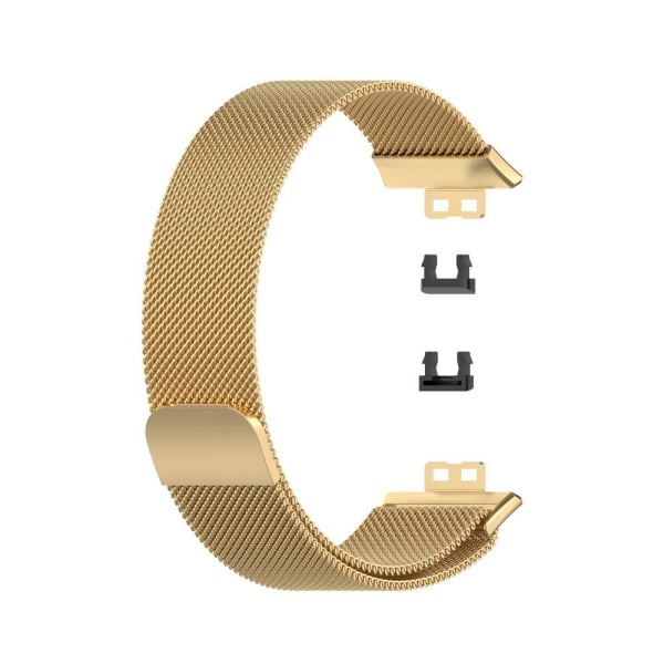 Milanese Loop Metall Armband Huawei Watch Fit - Guld Gold Guld