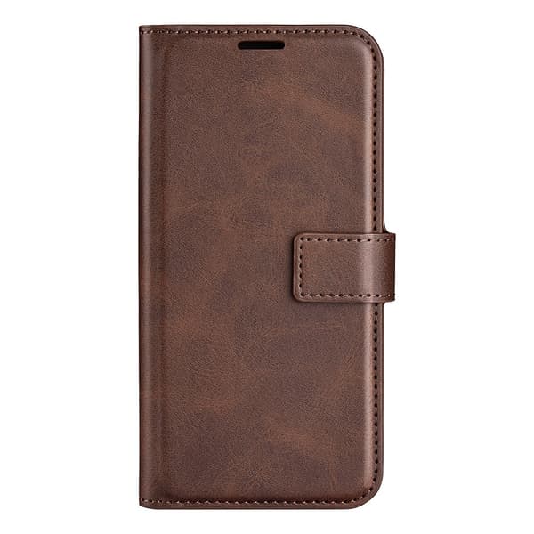 Motorola Moto G71 Fodral Solid Läder Brun