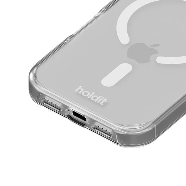 holdit iPhone 17 Pro Max MagSafe Mobilskal White/Transparent
