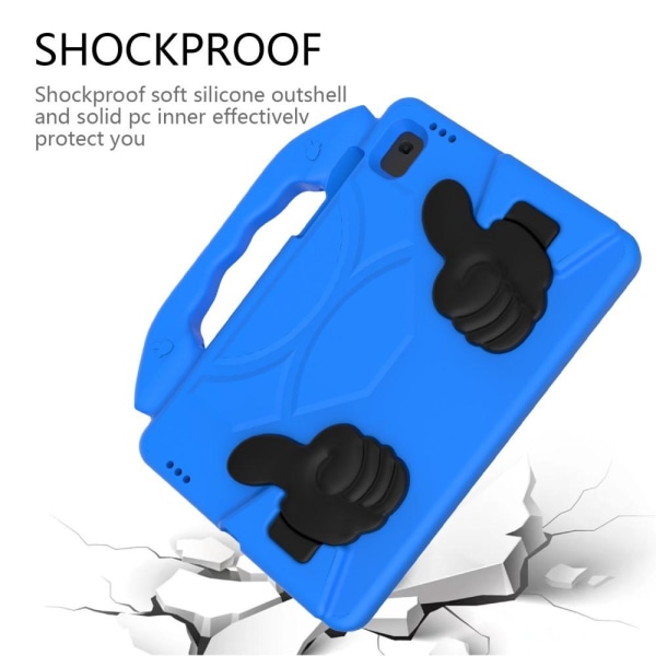 Samsung Galaxy Tab S5e - EVA Shockproof Kickstand Skal - Blå Blå