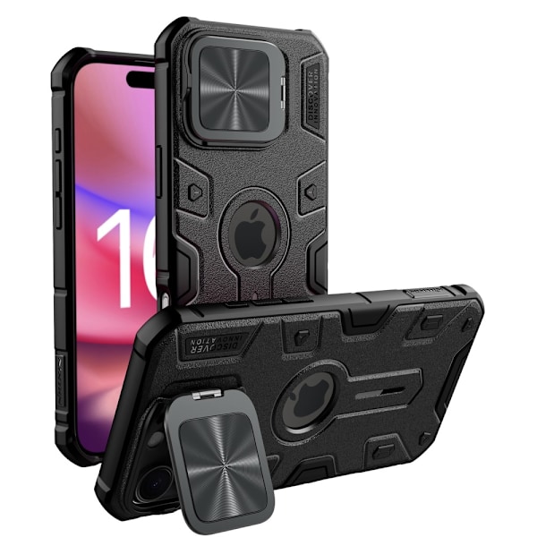 NILLKIN iPhone 16 Pro Max Skal Camshield Armor Svart