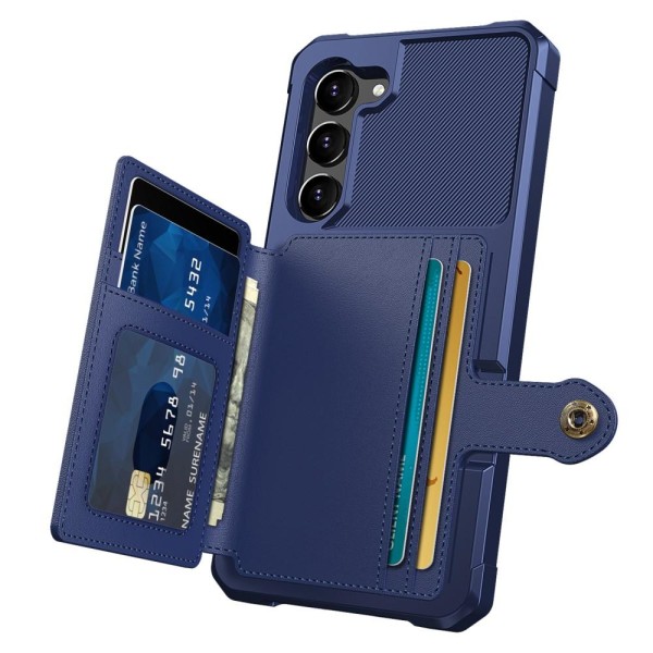 Samsung Galaxy S23 Plus Skal Med Plånbok Blå