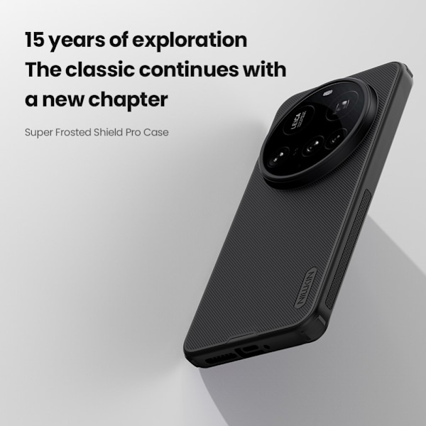 NILLKIN Xiaomi 15 Ultra Skal Frosted Shield Svart