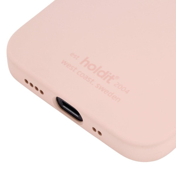 iPhone 12 Mini - holdit Mobilskal Silikon - Blush Pink Rosa