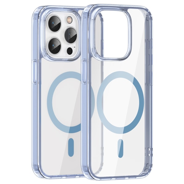 ColorPop iPhone 15 Pro Skal CH MagSafe Transparent/Ljus Blå