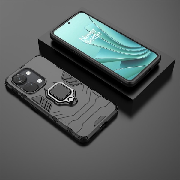 OnePlus Nord 3 5G Skal Hybrid Armor Ring Svart