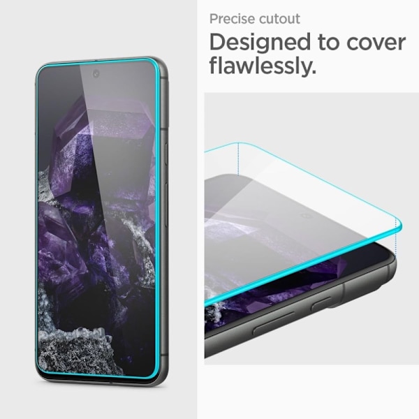 Spigen Google Pixel 8 2-PACK Skärmskydd ALM Glas.tR