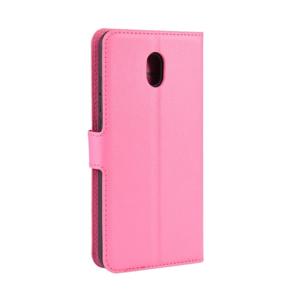 Xiaomi Redmi 8A - Litchi Plånboksfodral - Rosa Rosa