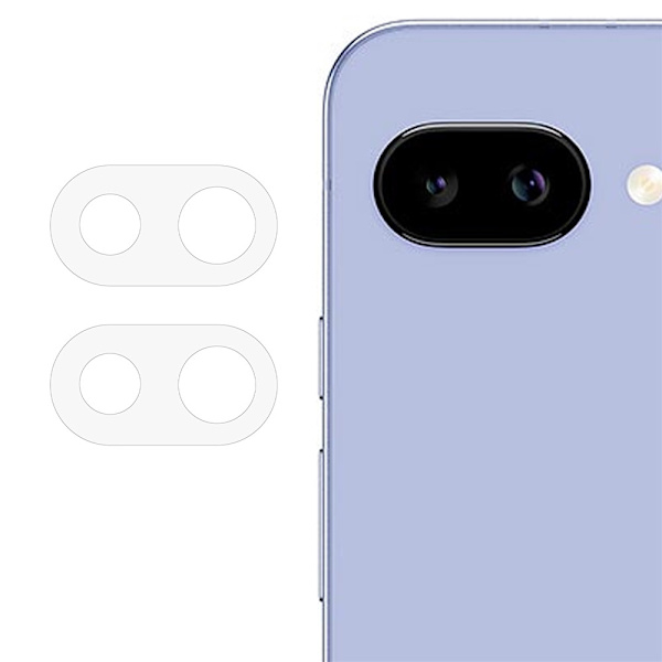 Google Pixel 10a 2-PACK Linsskydd Härdat Glas Transparent