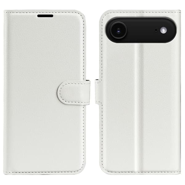 iPhone Air Fodral Litchi Läder Vit