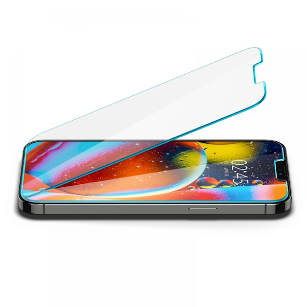 Spigen iPhone 16e/14/13/13 Pro Skärmskydd Slim Glas.tR Härdat Glas