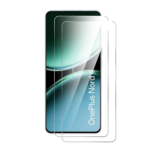 2-Pack OnePlus Nord 4 Skärmskydd i Härdat Glas