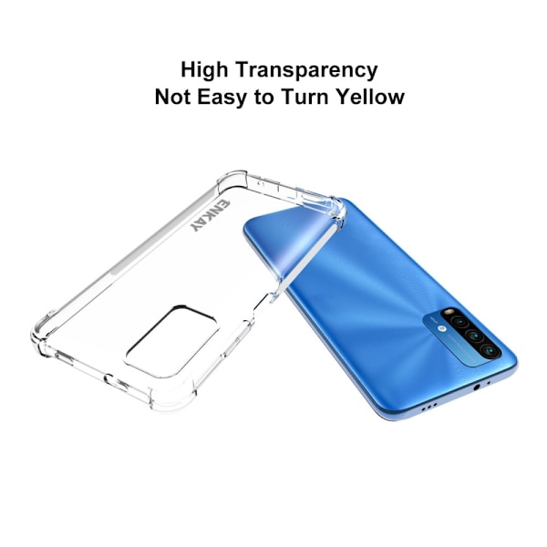 Xiaomi Redmi 9T - ENKAY Shockproof TPU Skal - Transparent