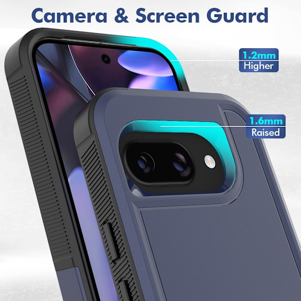 Google Pixel 9a Skal Extreme Shockproof Hybrid Blå