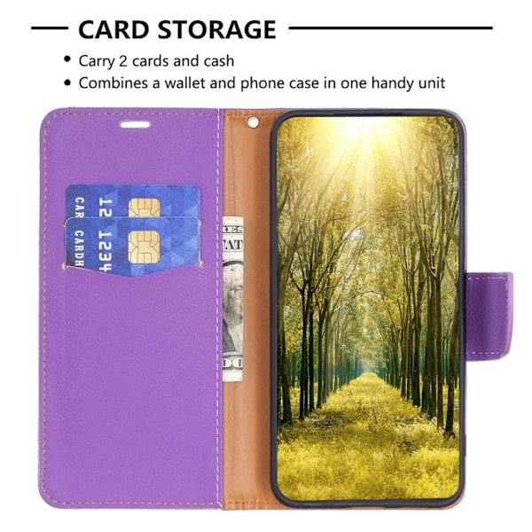 Xiaomi Redmi Note 12 Pro 5G Fodral Shark Solid Läder Lila