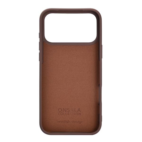Onsala iPhone 18 Pro Max/17 Pro Max Mobilskal Med Silikonkänsla Chocolate