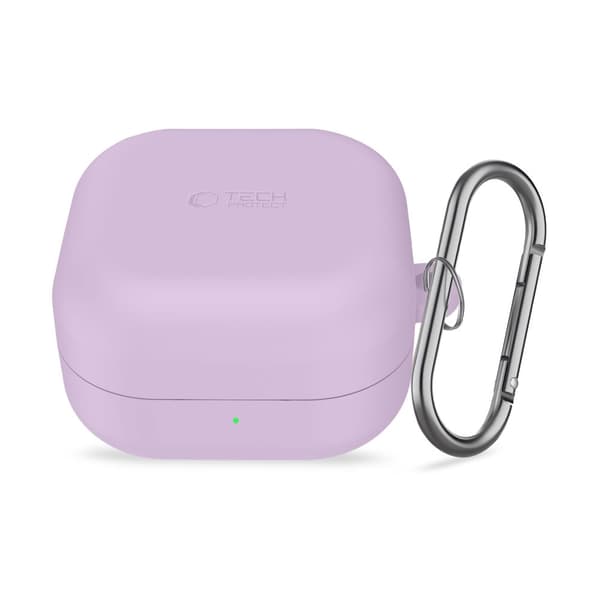 Tech-Protect Galaxy Buds 4 / 4 Pro Skal Silikon Hook Lavender