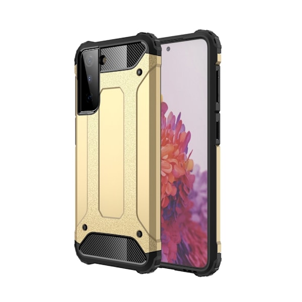 Samsung Galaxy S21 Plus - Armor Hybrid Skal - Guld Gold Guld