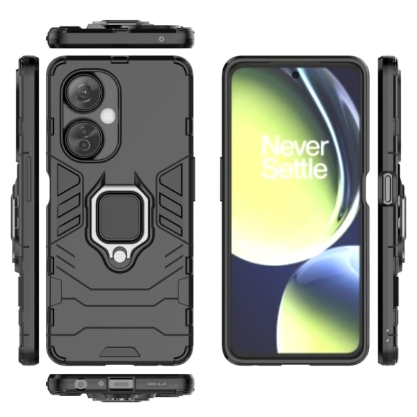 OnePlus Nord CE 3 Lite 5G Skal Hybrid Armor Ring Svart