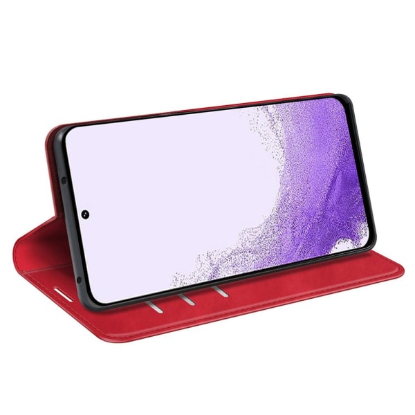 Samsung Galaxy S23 Flip Fodral Skin Touch Röd
