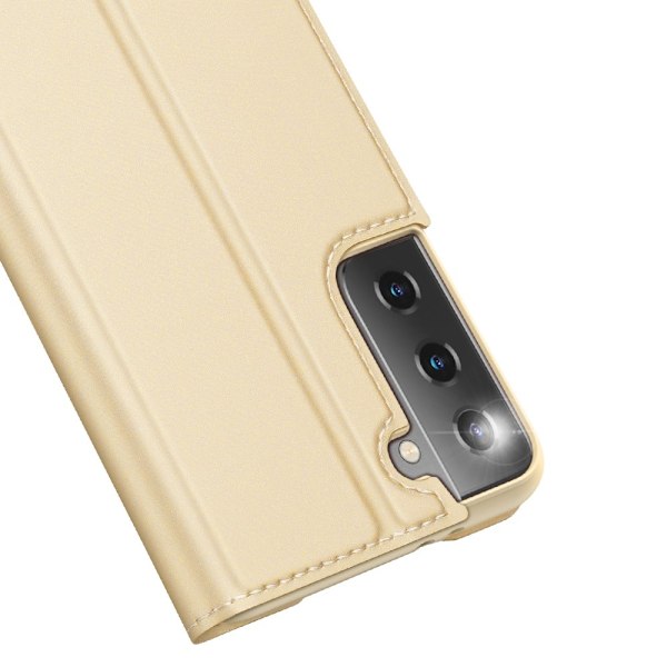 Samsung Galaxy S21 - DUX DUCIS Skin Pro Fodral - Guld Gold Guld