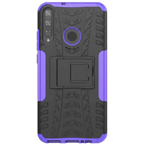 Huawei P40 Lite E - Ultimata Stöttåliga Skalet med Stöd - Lila Purple Lila