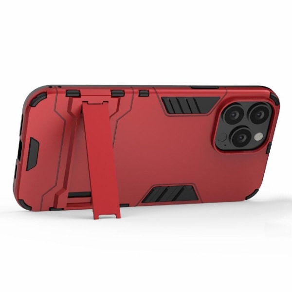 iPhone 13 Pro Max - Hybrid Armor Skal Kickstand - Röd