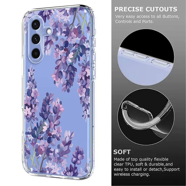 Samsung Galaxy A37 5G Skal Med Tryck Blommor