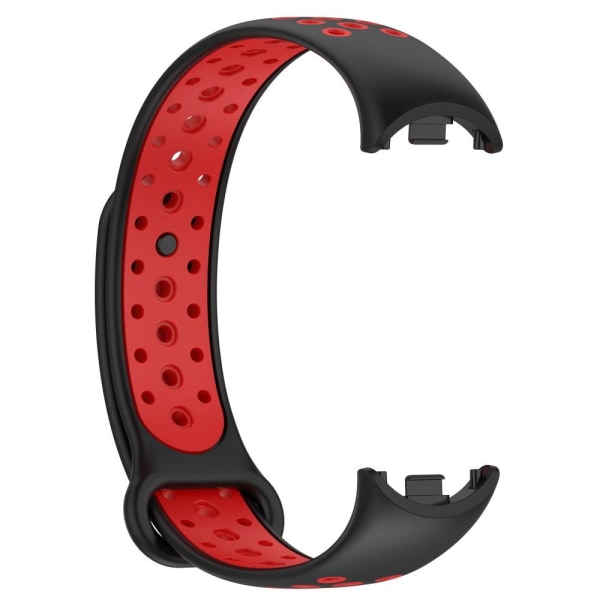 Xiaomi Smart Band 9/8 Träningsarmband Dual-Color Svart/Röd