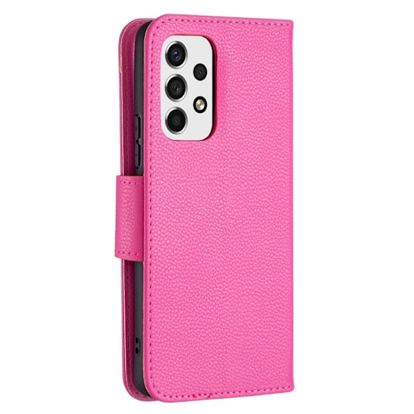 Samsung Galaxy A53 5G Fodral Litchi Shark Läder Rosa