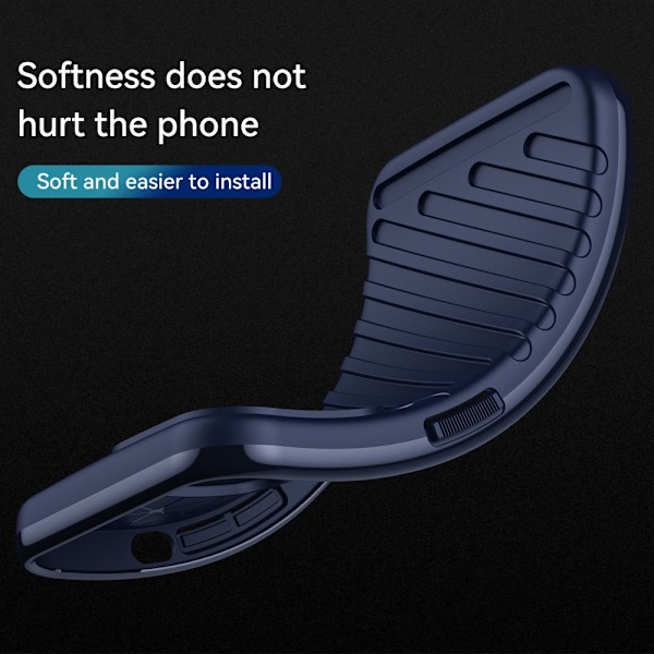 Samsung Galaxy A03 Skal Twill Textur Blå