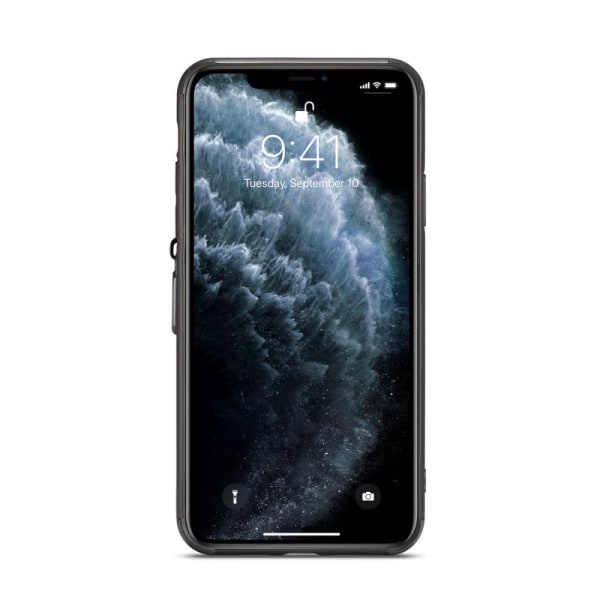 iPhone 11 Pro Max - CASEME Skal Med Plånboksfunktion - Svart Black Svart