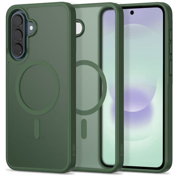 Tech-Protect Galaxy A37/A36/A56 Skal MagSafe MagMat Grön
