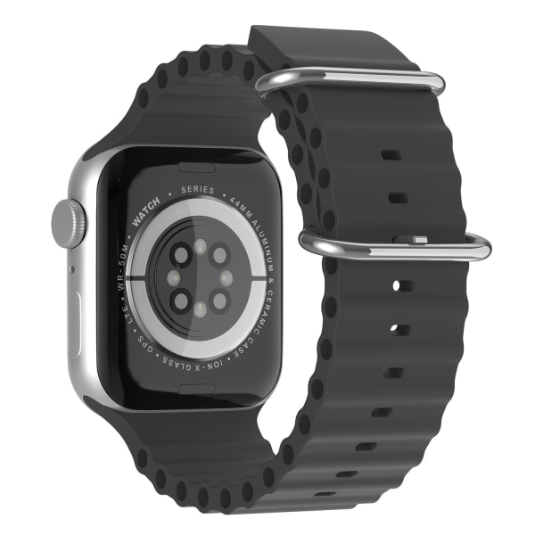 Apple Watch 41/40/38 mm Armband Ocean Wave Svart