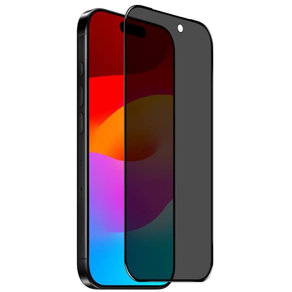 NORTHJO iPhone 18 Pro Skärmskydd Härdat Glas Svart