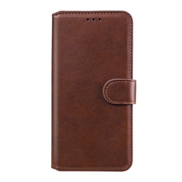 Samsung Galaxy A32 5G - Klassiskt Läder Fodral - Brun Brown Brun