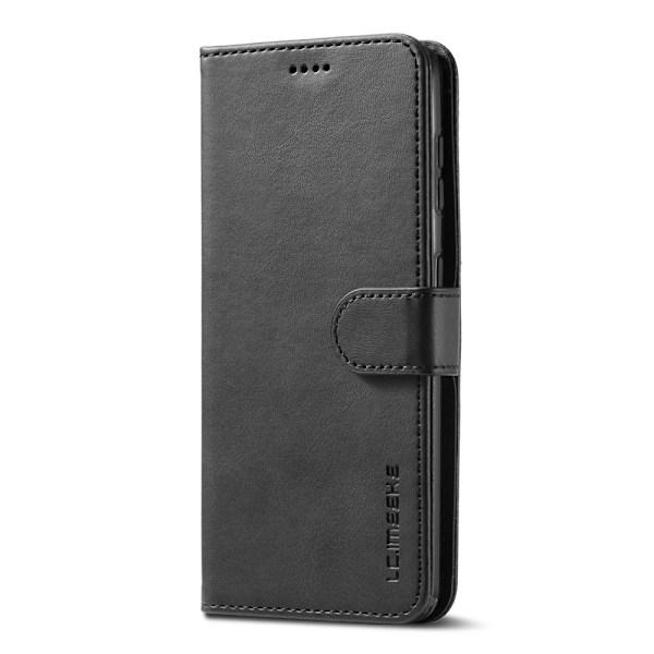 Samsung Galaxy S21 Plus - LC.IMEEKE Läder Fodral - Svart Black Svart