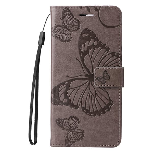 Honor Magic7 Lite Fodral Med Fjäril Tryck Grå