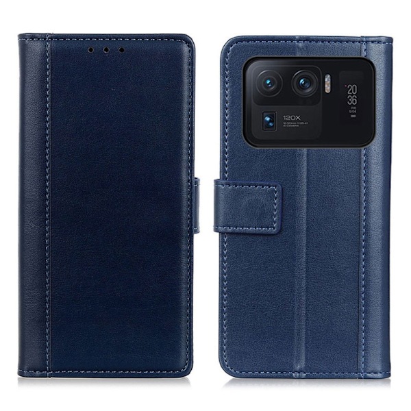 Xiaomi Mi 11 Ultra - Läder Fodral - Blå Blue Blå