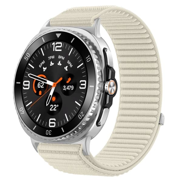 Galaxy Watch 8 46/44/40 mm Armband Nylon Loop Starlight